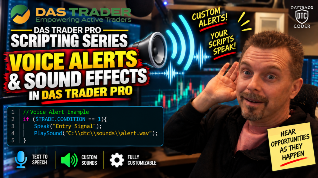 Voice Alerts & Sound Effects in DAS Trader Pro