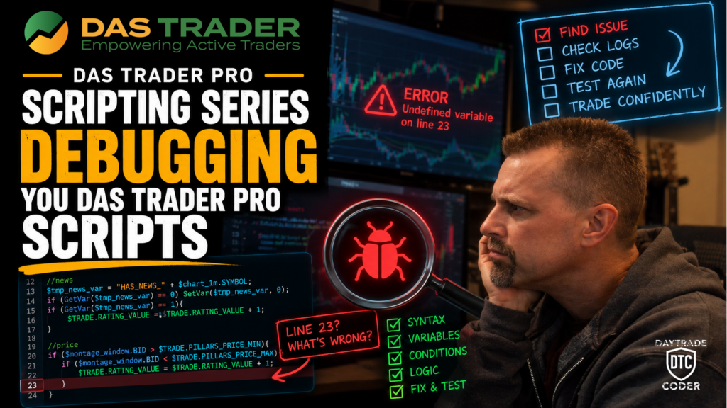 Debugging Your DAS TRADER PRO Scripts